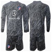 Camiseta Atletico Madrid Portero Primera Equipación Replica 2024-25 para niños mangas largas (+ Pantalones cortos)